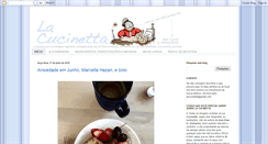 Desktop Screenshot of lacucinetta.com.br