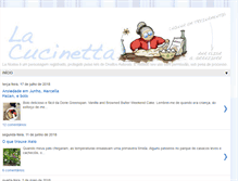 Tablet Screenshot of lacucinetta.com.br